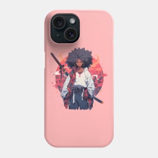 Afro Samurai Girl Phone Case