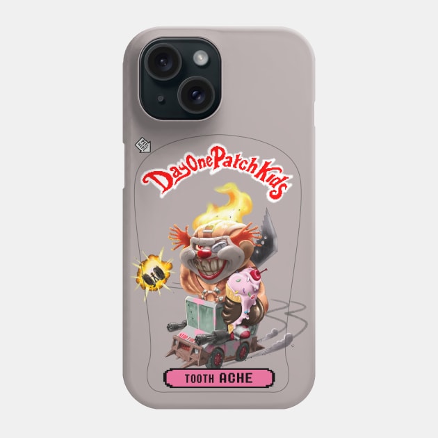 Day One Patch Kids 032 ( Tooth Ache ) Phone Case by RottenTanuki