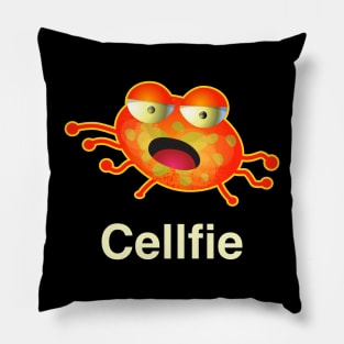 Cute Cellfie Medical Laboratory Scientist Tech Pillow