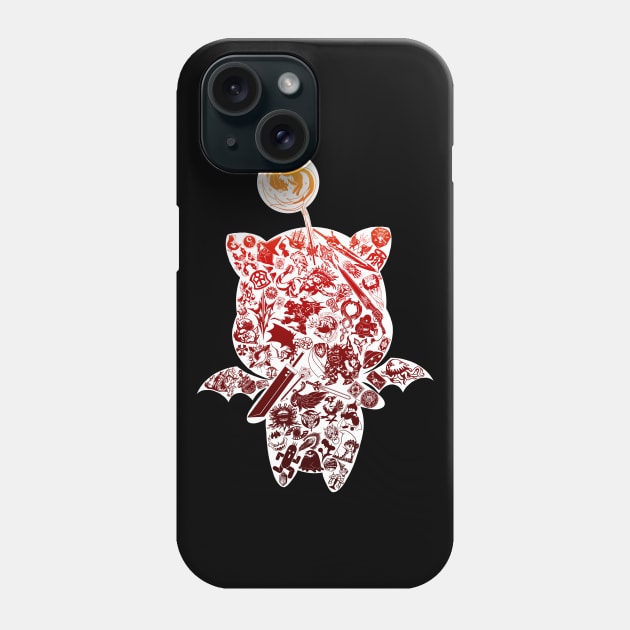 Moogleverse (red) Phone Case by Sevie