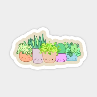 cartoon plants Magnet