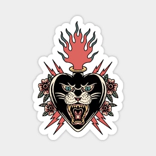 heart of beast tattoo Magnet