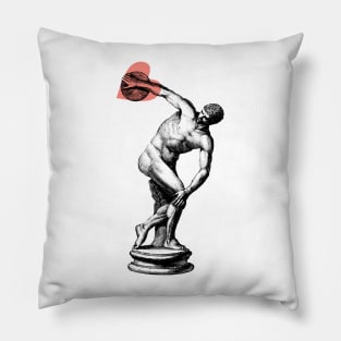 Discobolus with a heart Pillow