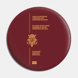 Belgium passport Pin