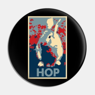 Bunny Rabbit Hop Political Parody Pin
