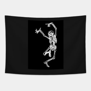 Dancing Skeleton Tapestry