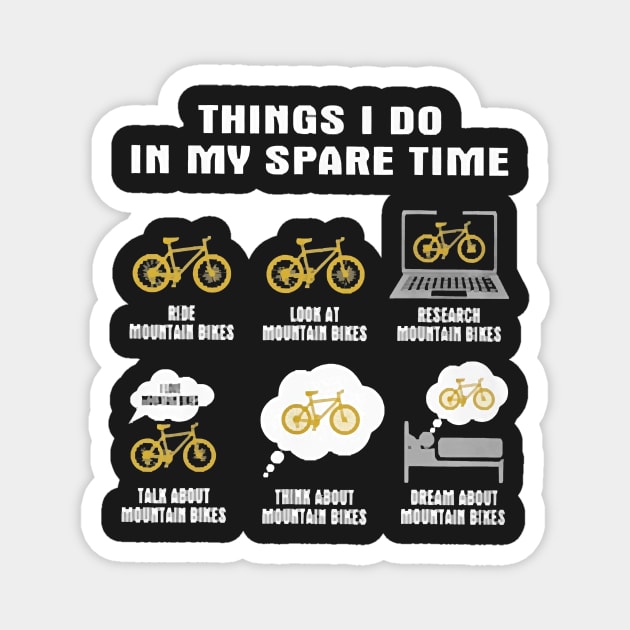 My Spare Time Cycling Magnet by lamchozui