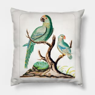 Two Parrots on a Barren Tree (1916) Pillow