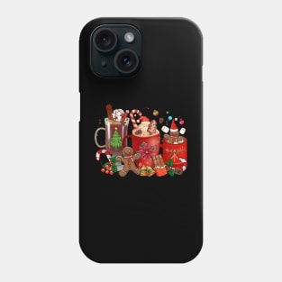 Hot Chocolate and Christmas Candy Phone Case