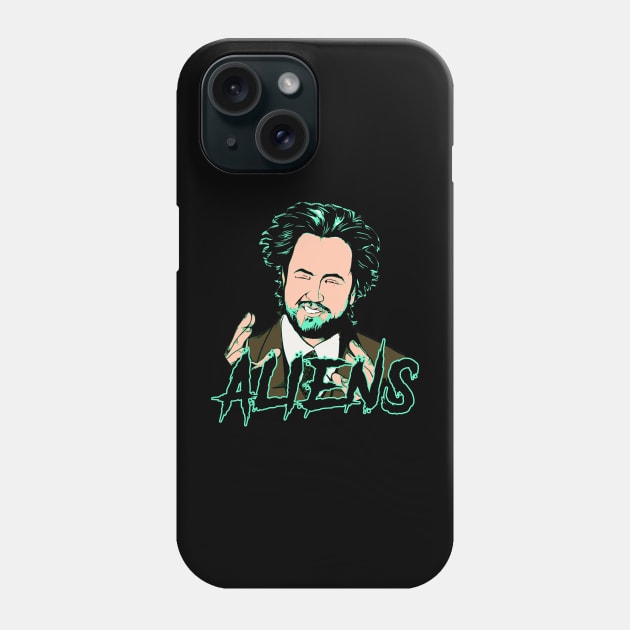 Giorgio Tsoukalos Aliens Phone Case by RichyTor