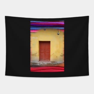 Latin American Door Collage Tapestry