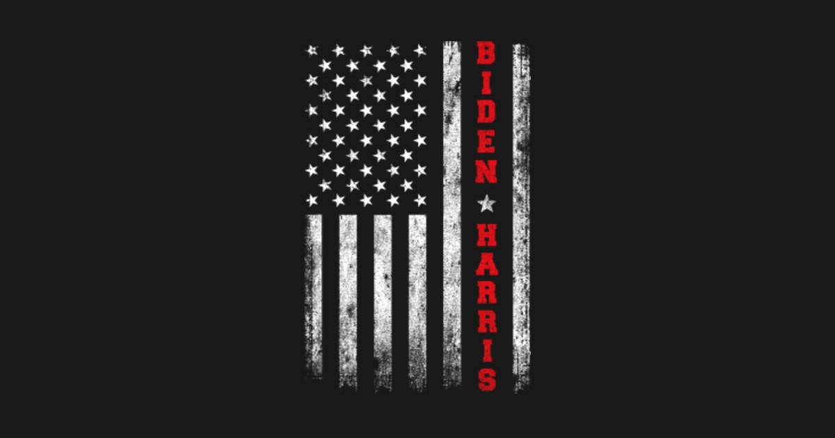 Joe Biden Kamala Harris Vice President American Flag Biden ...