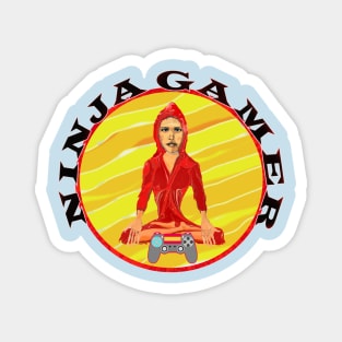 NINJA GAMER Yoga Lovers Gift Magnet