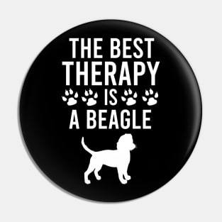 The best therapy is a beagle Pin