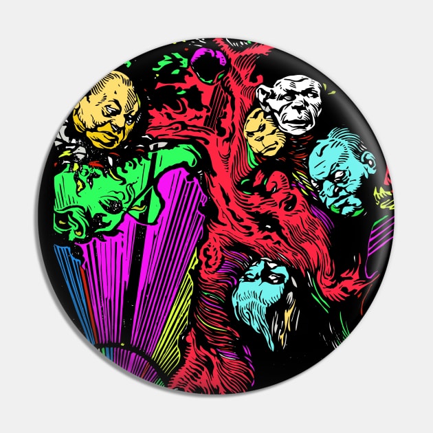 The Divine Melancholy Pin by black8elise