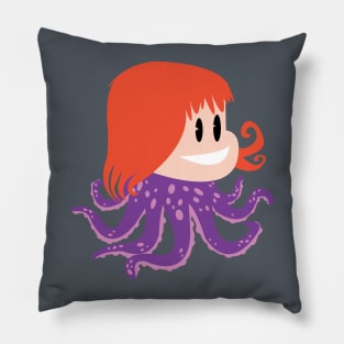 Octopus Girl Pillow