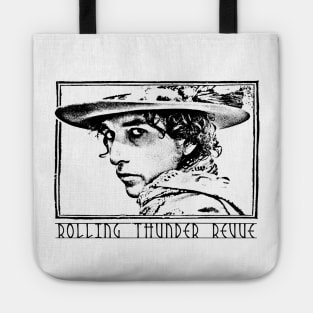 Rolling Thunder Revue /\/ Vintage Faded Style Fan Design Tote