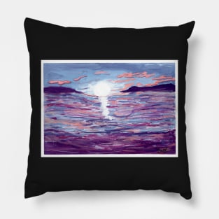 Sunset on Strangford Lough Pillow