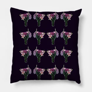 Little Purple Bouquet Pillow