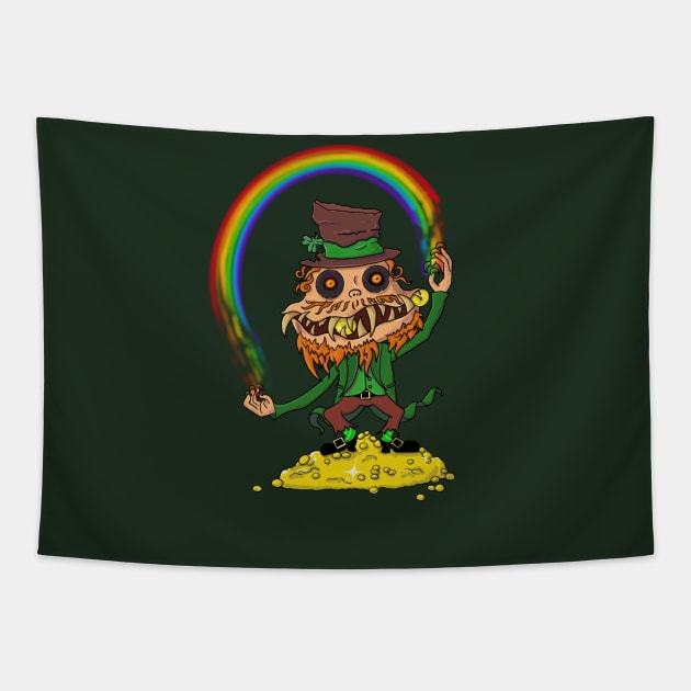 Unlucky Leprechaun Tapestry by The Giggle Factory