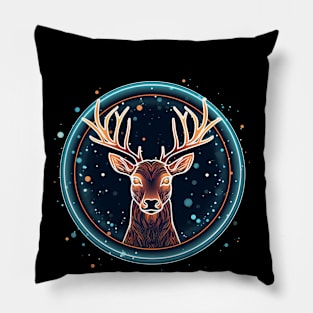 Deer in Ornament, Love Deers Pillow