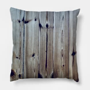 Dark wood design Pillow