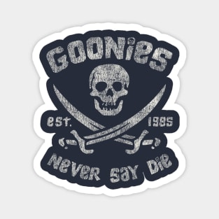 The Goonies Never Say Die Worn Out Magnet