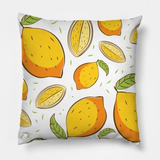 Slice Lemon Fruit Squeeze Citrus Juice Summer Gift Pillow