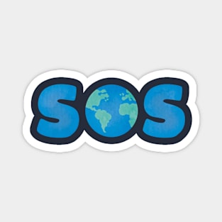 SOS - Save Our Planet Magnet