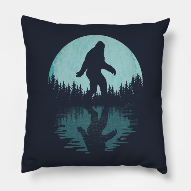 Bigfoot Pillow by Tesszero