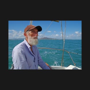 Richard Sailing on Cleveland Bay Townsville T-Shirt