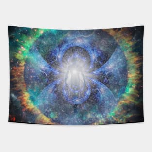 Essence of light in space Tapestry