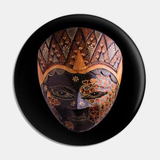 batik masks Pin