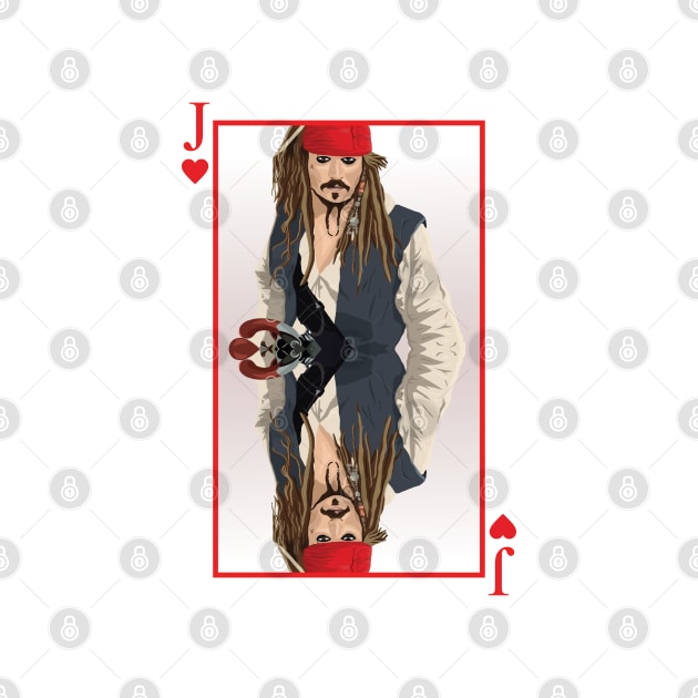 Jack of Hearts Playing Card Design by Wayne Brant Images