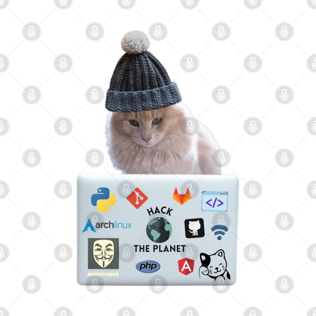 Hacker Cat by leo-jess