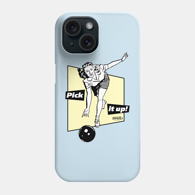 Bowler-Woman1 Phone Case by BonzoTee