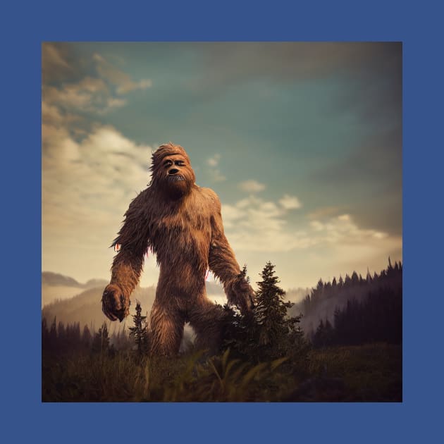 Sasquatch in Nature by Grassroots Green