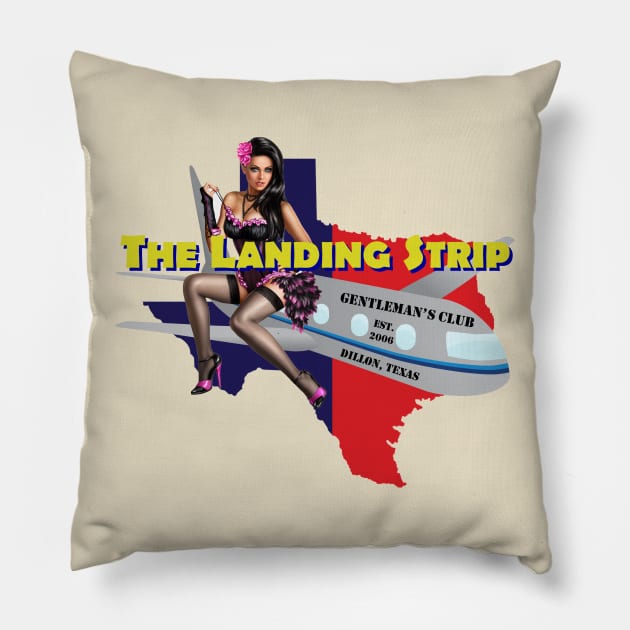 The Landing Strip Gentleman's Club Pillow by FindersFee2020