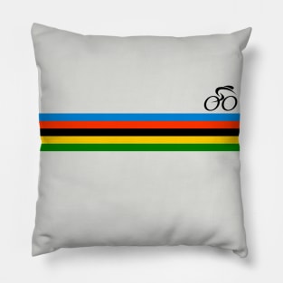 Bike Stripes World Road Race Champion Pillow