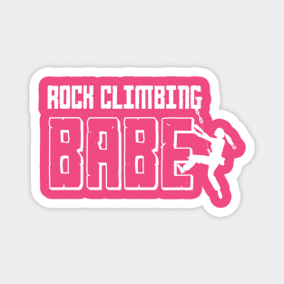 Rock Climbing Babe Magnet