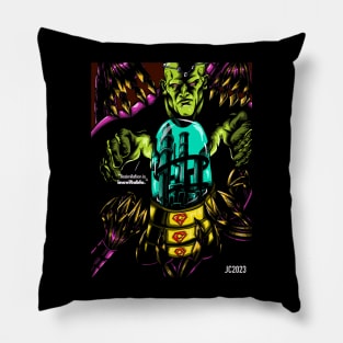 Superman “Captivity” Brainiac portrait (digital) Pillow