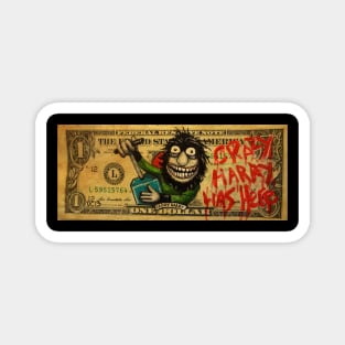 MONEY - MUPPETS SHOWS  Crazy Harry Magnet