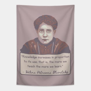 H. P. Blavatsky Portrait and Quote Tapestry
