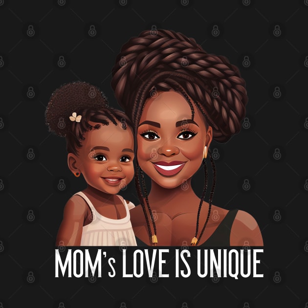 African Mom And Child Afrocentric Mother's Day Gift by Merchweaver