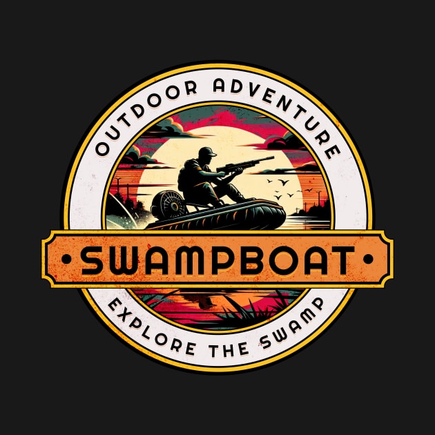 Swampboat Outdoor Adventure Design by Miami Neon Designs