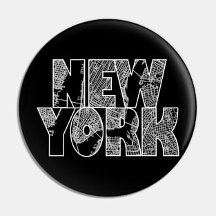 New York Street Map Pin