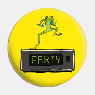 Party Frog Pin