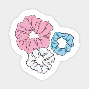 cute hair scrunchie Magnet