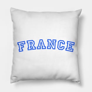 france graphic print Pillow