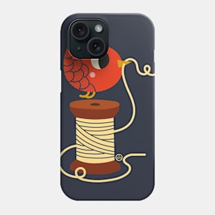 Sewing bird Phone Case